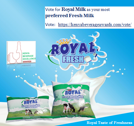 RoyalMilkBrands's tweet photo. To vote for Royal Milk #freshmilk as your most preferred #freshmilk click here and VOTE! 
https://t.co/wQhu696jKW
#kbea2021
#KenyaBeverageAwards
#VotiaDrinkYako https://t.co/3HWQuvEzkv
