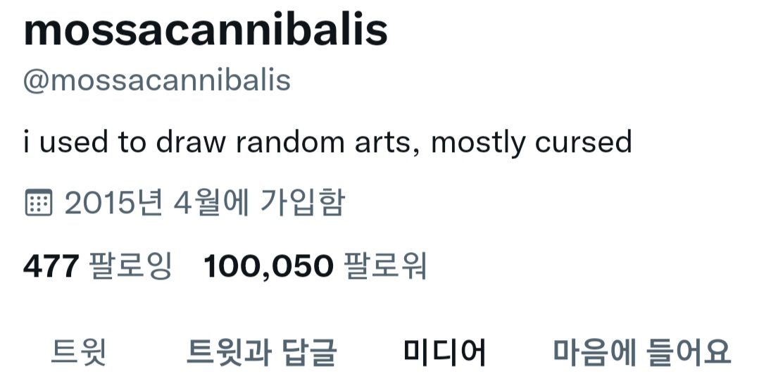 mossacannibalis on Twitter "100k 😎…