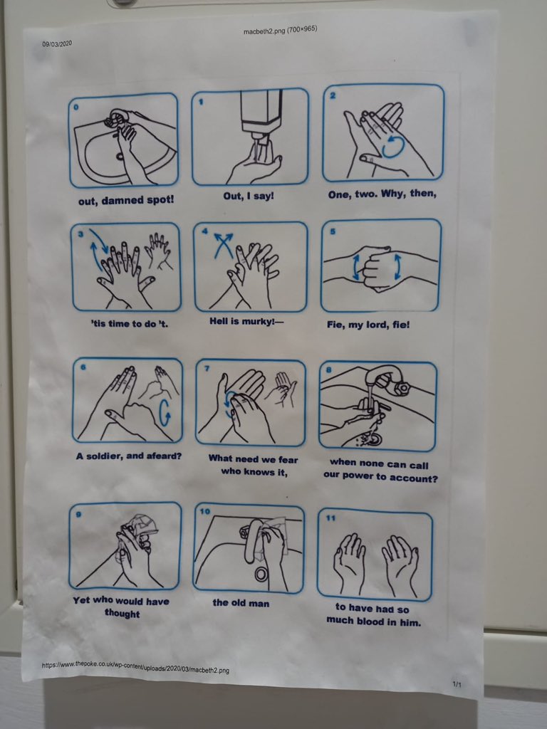 My sister started a new job today and they have this classic up in the loos