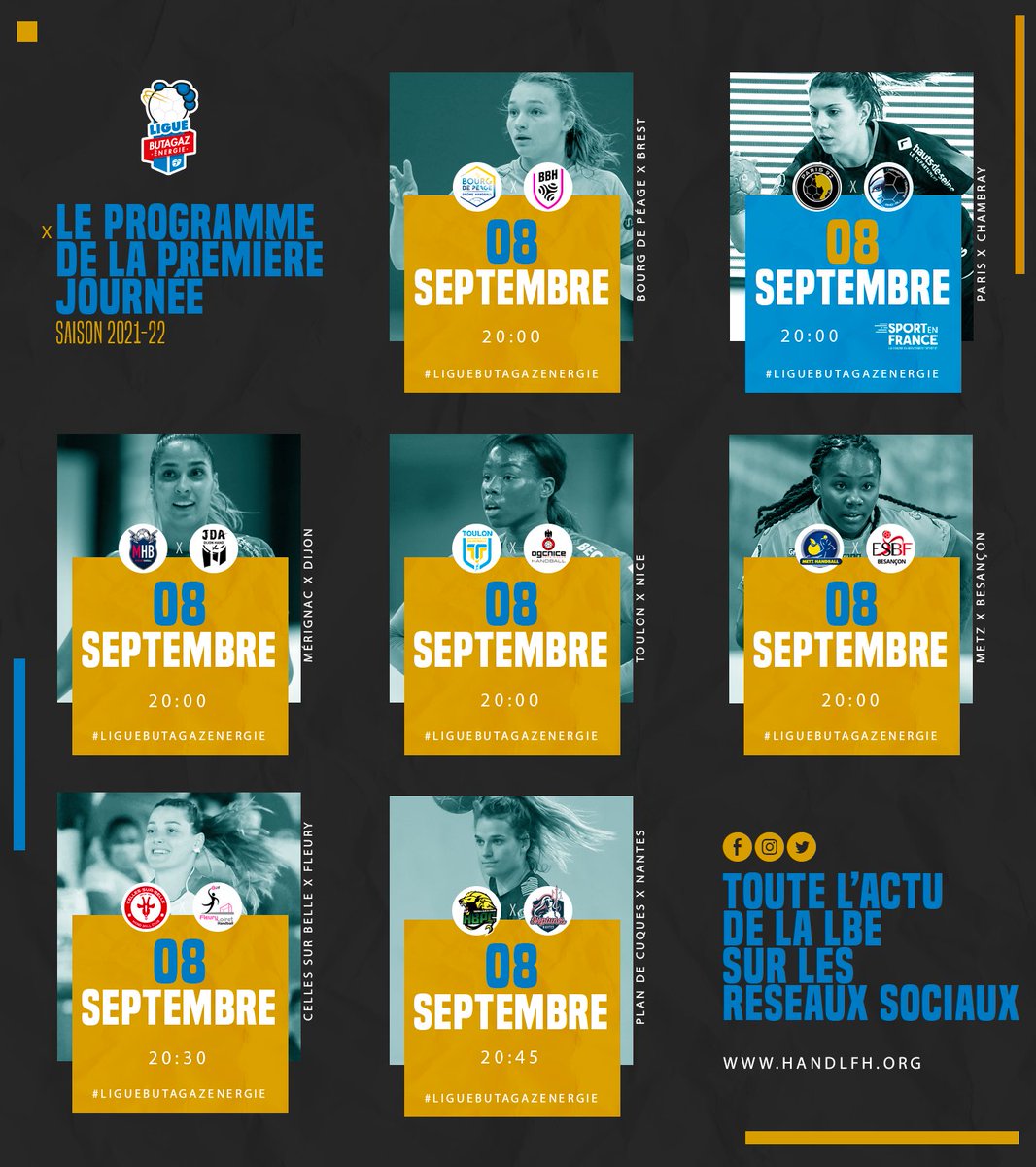 LFH_Officiel's tweet photo. 👀 La #ConfLFH a officiellement lancé la saison 2021-22 🙌
🧐 Découvrez le programme du première épisode d'un exercice qui s'annonce palpitant 🤩
📆 Rendez-vous le 8️⃣ septembre
#LigueButagazEnergie https://t.co/P5Q4hDIYcV
