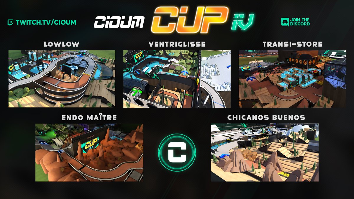 Map Pack <a href="/Trackmania/">Trackmania</a> terminé pour cette CioumTv Cup 4! Qui va hard train pour taper le CashPrize? Rejoignez le discord pour toutes les infos :) discord.gg/VGAKkuHKrR