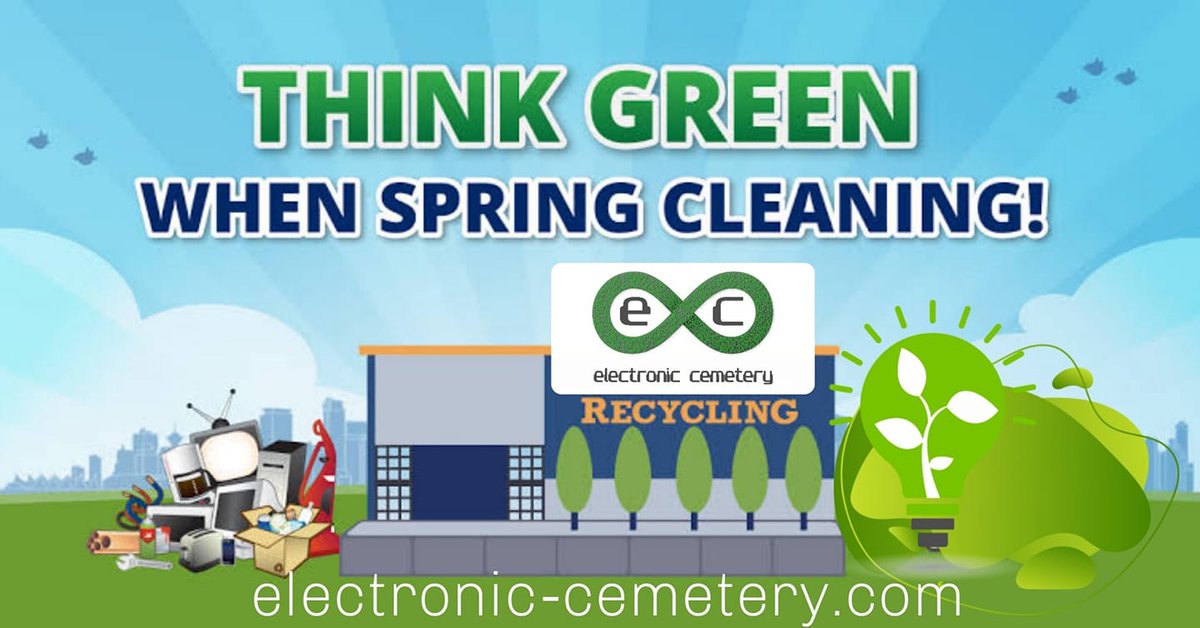 Spring has sprung 🌱🌿🍃 
Spring cleaning is in full swing so now is the perfect time to get rid of your old/unused/broken hardware, electronics and appliances.
Fill in our online form to schedule your e-Waste collection.
electronic-cemetery.com
#recycle #ewaste #refurbish ♻️
