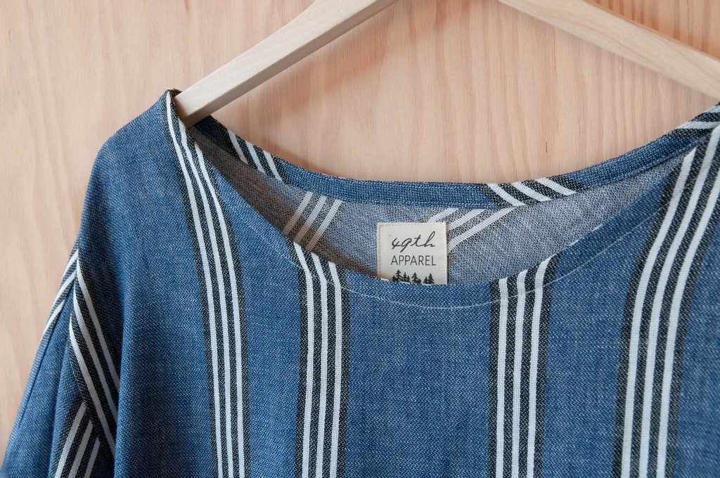 So In LOVE with this Navy Wide Stripe🥰 Our LeeAnn Tunic is effortlessly chic⁠ #SustainableStyle #MindfulStyle #MadeInCanada #LadiesFashion #ConsciousConsumer #ConsciousFashion #Mindfulnessmatters #Fairfashion #SlowFashionMovement #FashionRevolution #WhoMadeMyClothes
