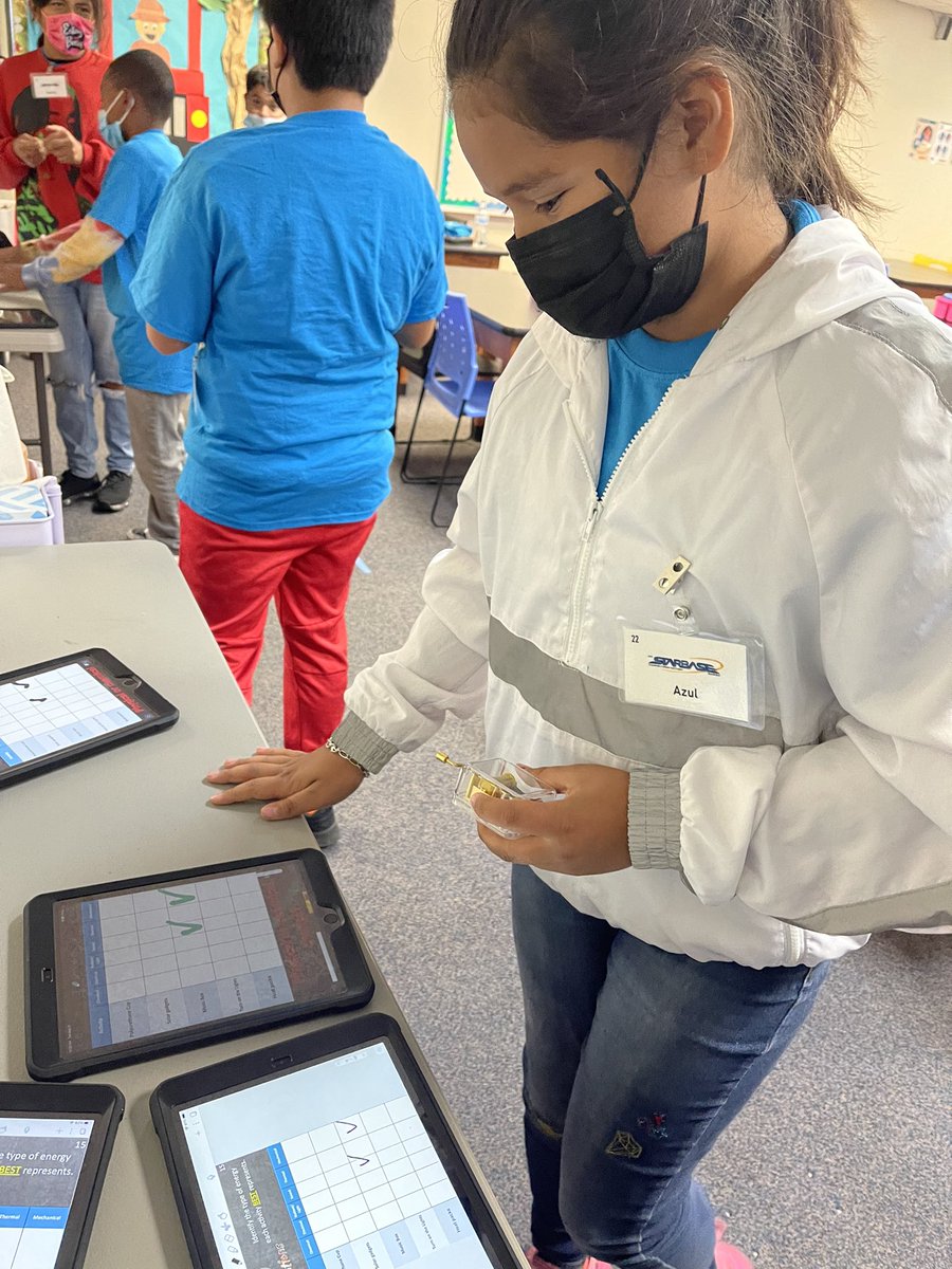 SanchezTeach's tweet photo. Day 2 at STARBASE it’s all about coding, elements, and energy. Students enjoyed the hands on activities at STARBASE @reagansaisd @SanAngeloISD https://t.co/xmj093uh5R