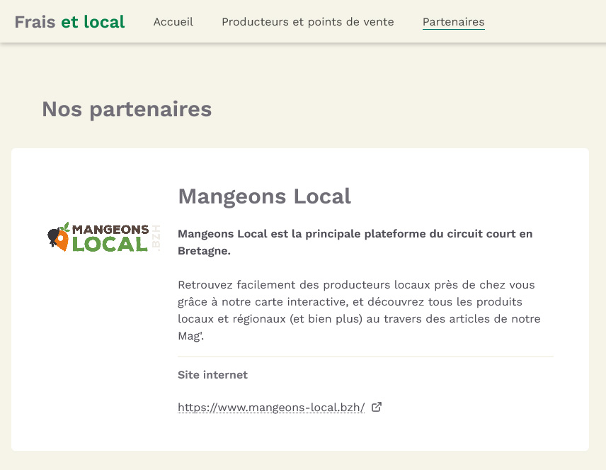 C’est toujours une immense fierté lorsqu’on découvre qu'on est cité par un site web ou une structure tierce.

C’est encore plus « frappant » lorsque la reconnaissance vient directement d’un Ministère !

Alors, quand ce sont carrément deux Ministères… 😜

mangeons-local.bzh/plateforme-res…