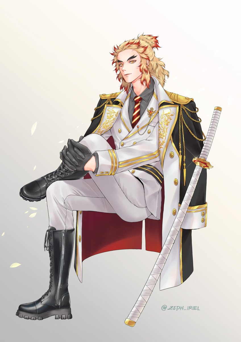 Zeph_iriel's tweet photo. 렌고쿠 제복 좋아☺️💕
Rengoku Kyojuro in military uniform~<3

#렌고쿠 #쿄쥬로 #귀멸의칼날 #Rengoku #Kyojuro #DemonSlayer https://t.co/DzFqtWDOR4