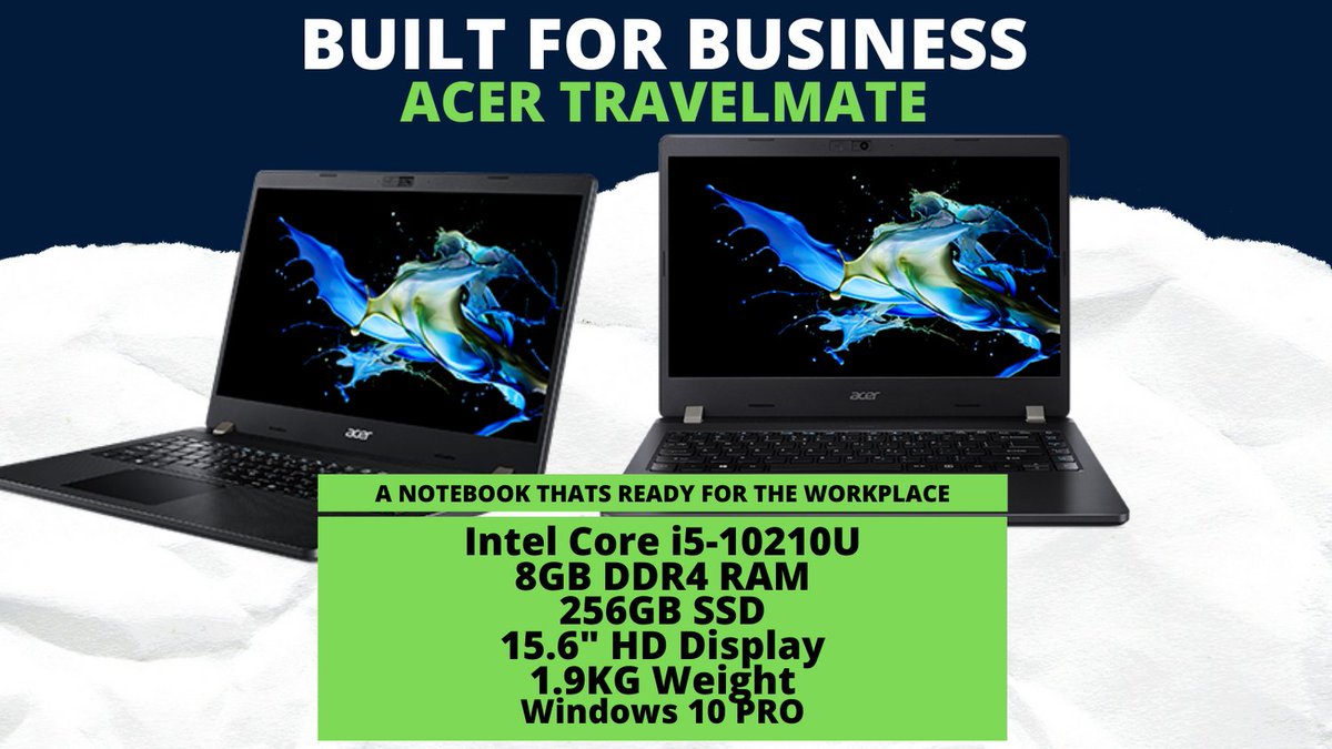 Need a machine that is ready for the workplace? Well we love the Acer Travel Mate series, ideal spec for almost all business uses, lightweight and robust build quality.
In store and on show if you wanted to get hands on!
#AcerTravelMate