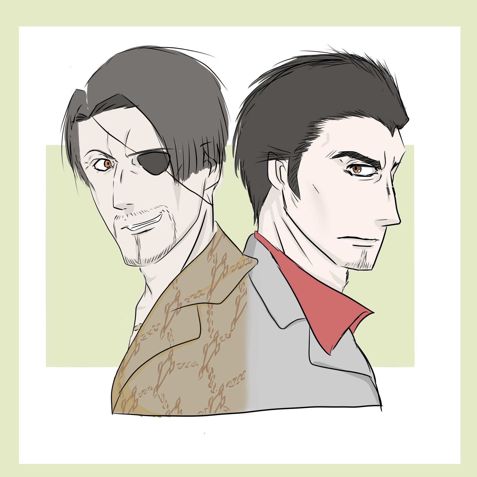 Hsk Aod 真島吾朗 桐生一馬 龍が如く イラスト T Co Pkfkjlnngd Twitter