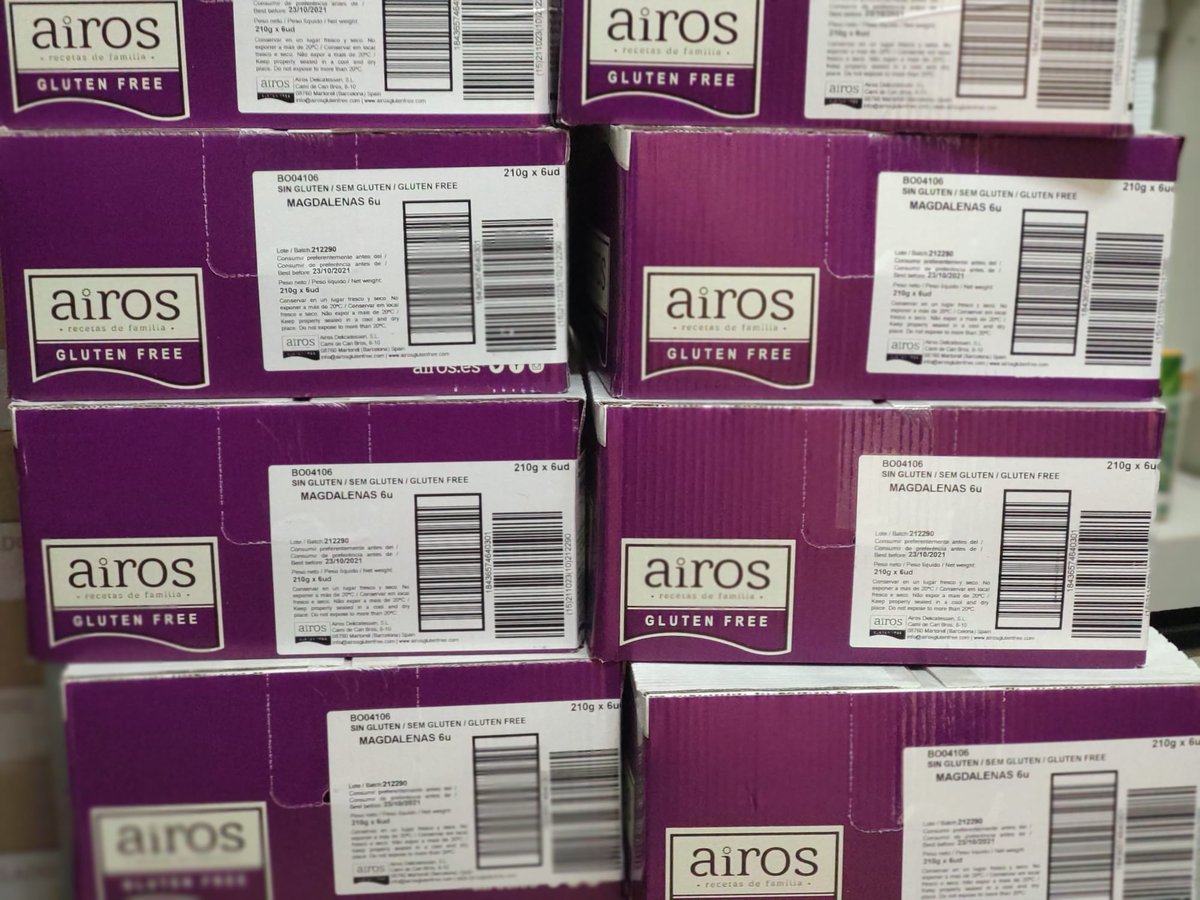 CeliacosMadrid's tweet photo. ❤ Nos siguen llegando donaciones de las marcas colaboradoras del proyecto #Contigo2020
¡Gracias @airosglutenfree, Biogredos, Galletas Gullón y @Nestle_es!
Ya estamos preparando las cajas de este mes para las 48 familias que forman parte de https://t.co/J7faIHwPNN https://t.co/qjJyZ2OOXq