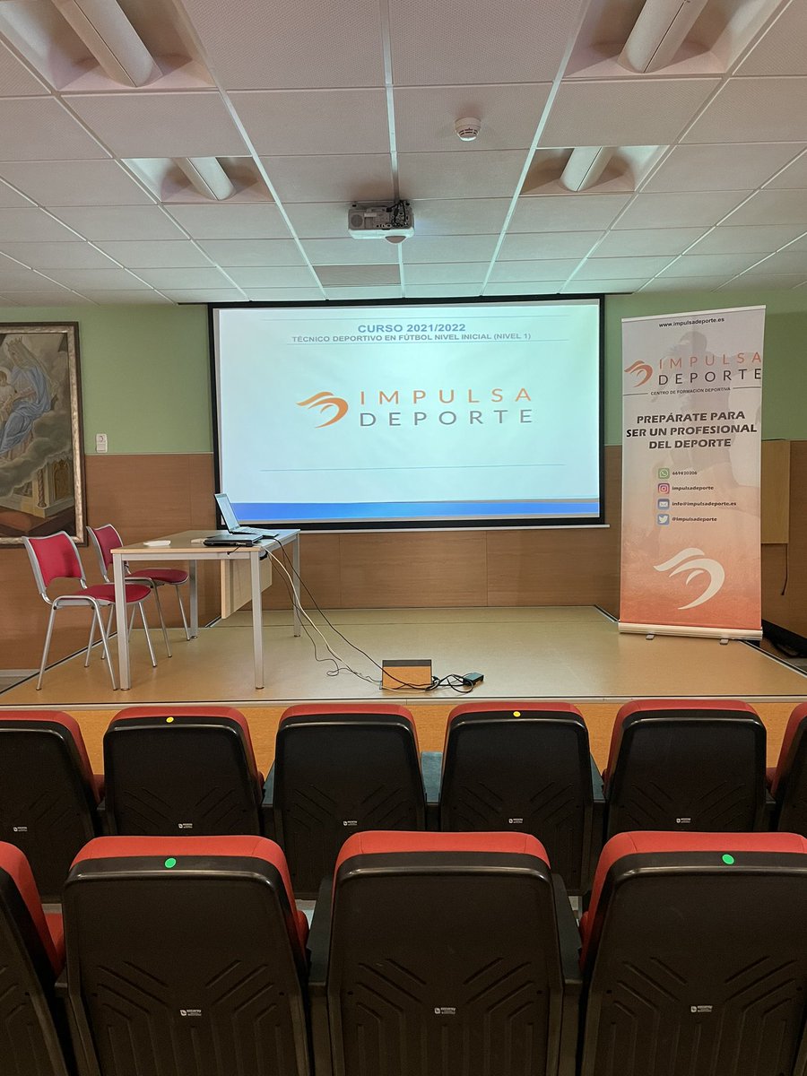 impulsadeporte's tweet photo. PRESENTACIÓN DEL GRADO MEDIO DE FÚTBOL ⚽️ 

➡️ Horario de mañanas
➡️En un curso académico Nivel 1 y 2 de entrenador

🚨🚨 PRUEBAS FISICAS OBLIGATORIAS
➡️ Periodo de inscripción del 30 de agosto al 3 de septiembre 

Info: https://t.co/KPfUteKkKE 

#formacionprofesional #futbol https://t.co/OnnvmFUg6l