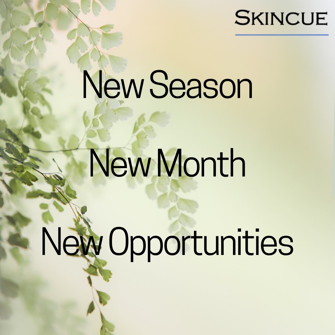 SkinCue's tweet photo. Happy Spring Day Beautiful People. Don't forget to set new goals!
#SpringDay 
#newseason https://t.co/lLxultVfWd