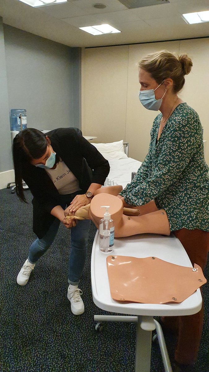 ofallpositions's tweet photo. #ScottieED Doctors being taken through #shoulderdystocia scenarios including removing the posterior arm to deliver the baby and #uprightbreech to keep mum mobile keep pushing and #NoMoreHandsOffTheBreech @NESnmahp @SisterShawnRM @ljmsmith @drlauramcgregor #breechwithoutborders https://t.co/N5I7KVaVcP