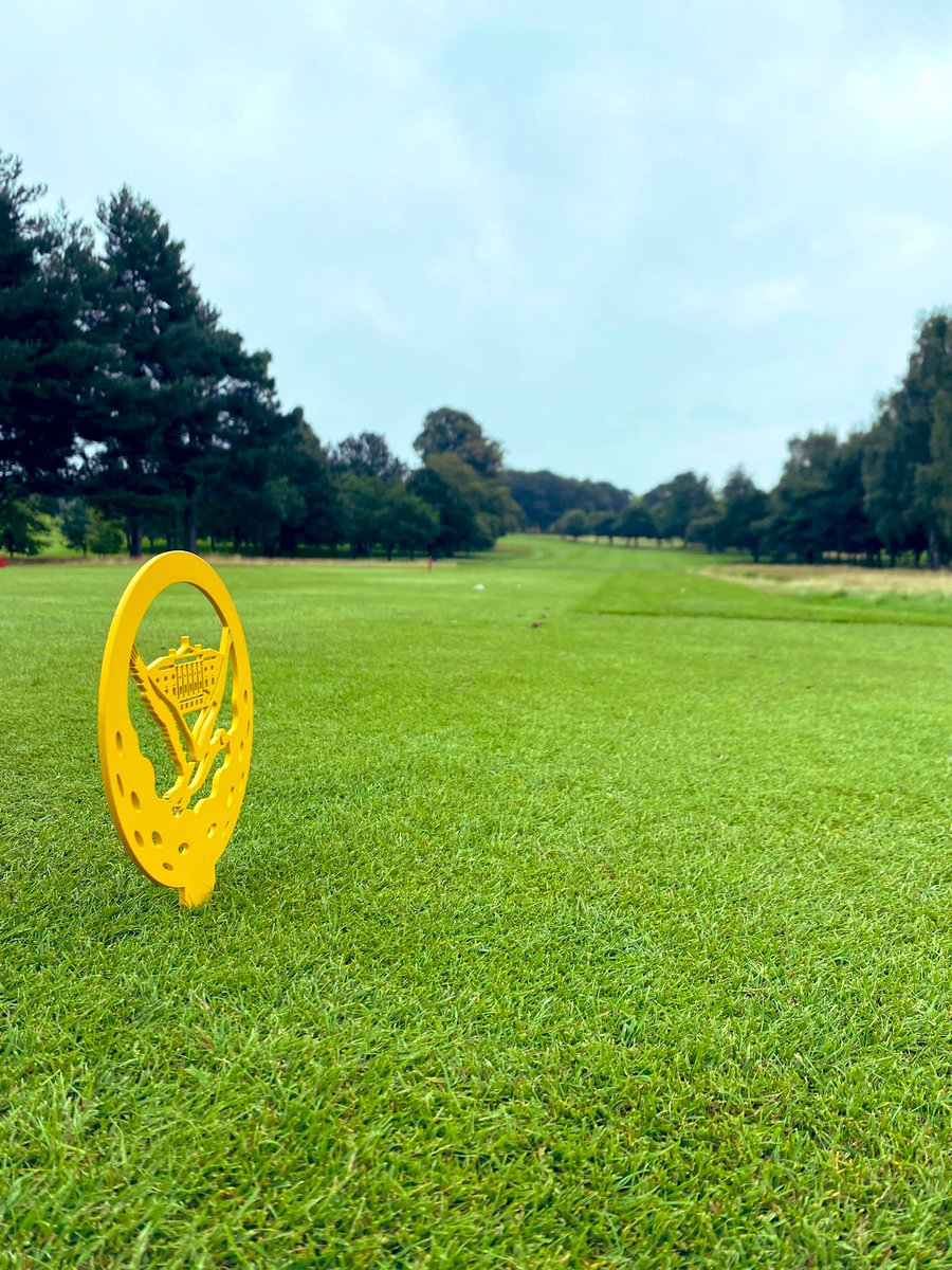 New tee markers looking 🔥 Huge thanks to <a href="/EgglestonSteel/">Eggleston Steel Ltd</a> for all their help! #invest #improve
