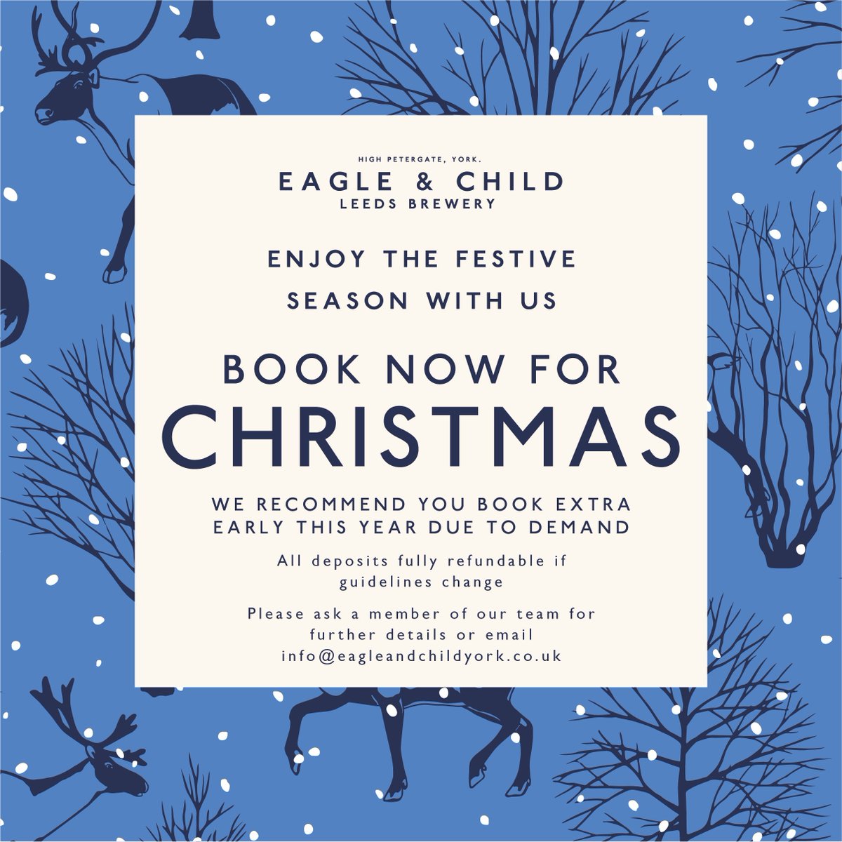 Somehow Christmas is on the horizon already! 🎄 
We’re already starting to see Christmas party enquiries through so don’t delay to secure your date! 🌟