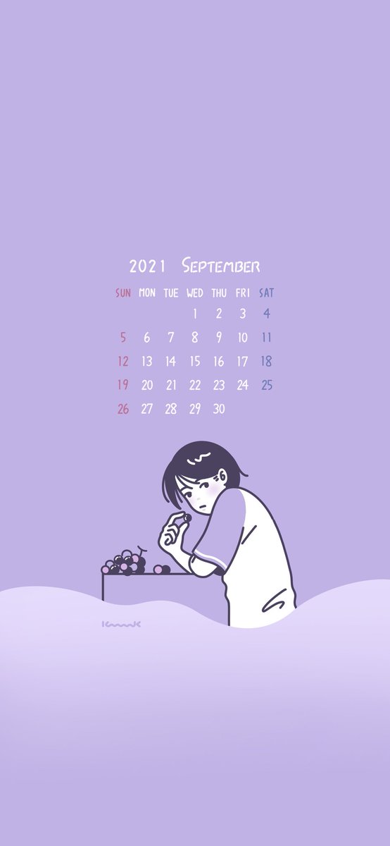 #カレンダーイラスト #HelloSeptember 