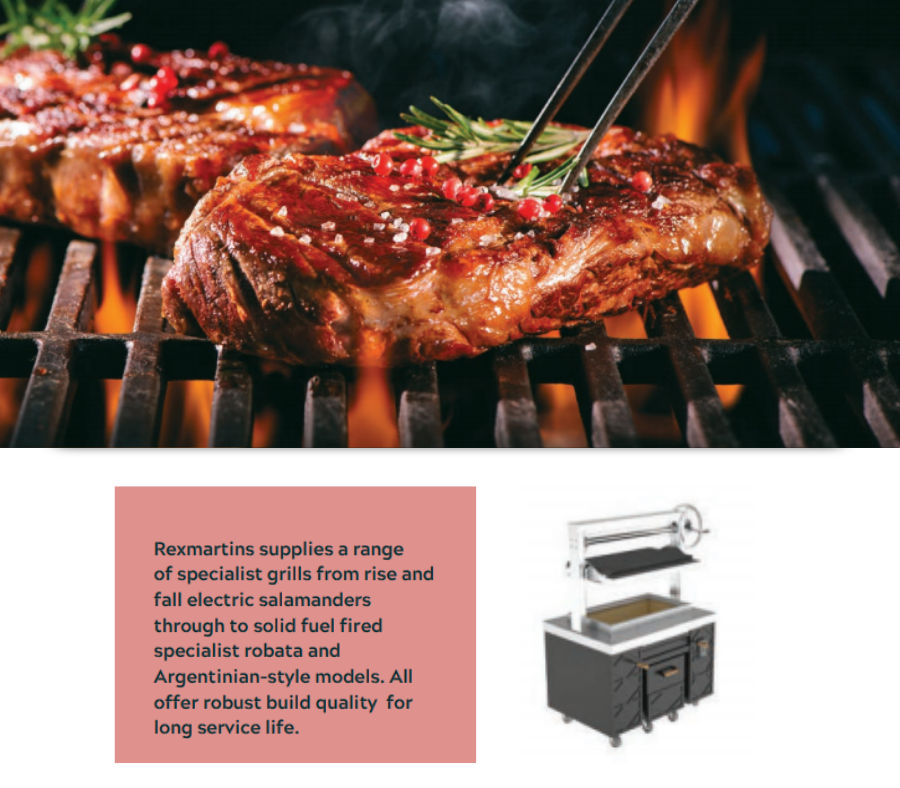 REXMARTINS Ltd (@rexmartinsltd) on Twitter photo Specialist Grills
The Rexmartins range includes:
🔥 Electric rise and fall salamander grills
🔥Heavy duty Argentinian-style charcoal grill – open model or with glass sides
and canopy
🔥Robata grill
Get in touch for more information info@rexmartins.com or rexmartins.com Specialist Grills
The Rexmartins range includes:
🔥 Electric rise and fall salamander grills
🔥Heavy duty Argentinian-style charcoal grill – open model or with glass sides
and canopy
🔥Robata grill
Get in touch for more information info@rexmartins.com or rexmartins.com