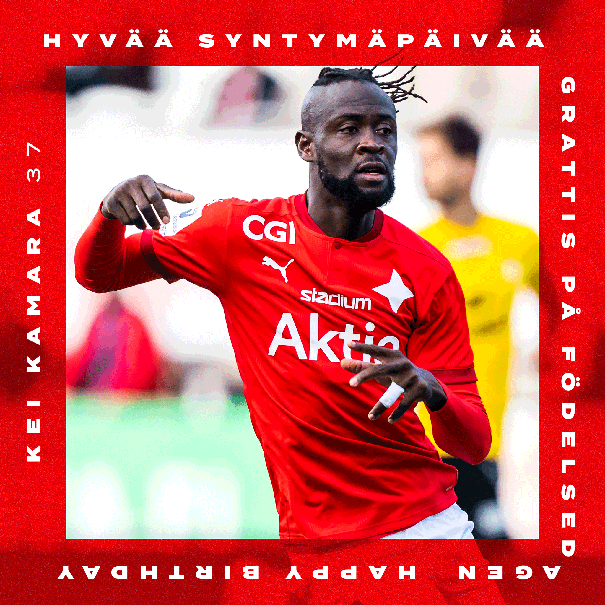 HIFK:n uusin hankinta Kei Kamara täyttää tänään vuosia! Happy birthday, Kei! 