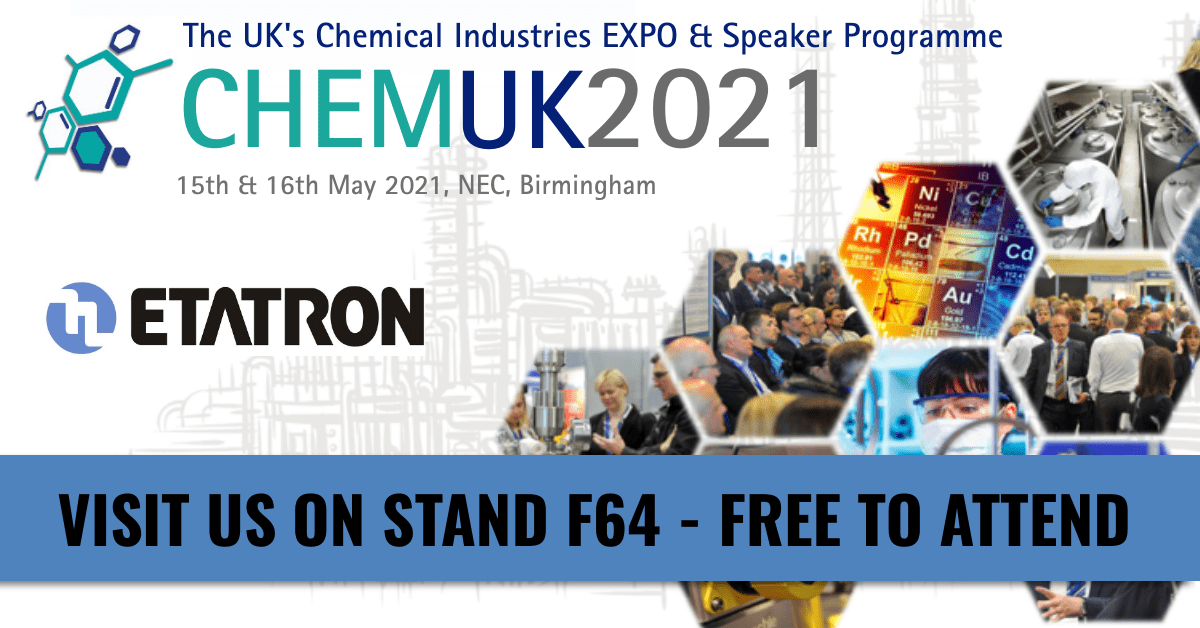 Less than two weeks until we will be exhibiting @CHEMUKEXPO - we're also Associate Sponsors of the event.

We're excited to be back at a live event once more and look forward to welcoming new and old faces to our stand!