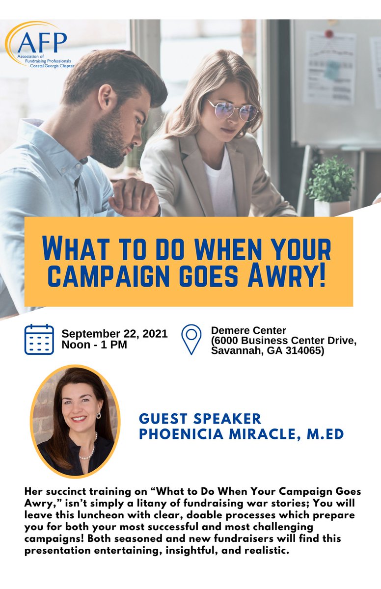 AFPCoastalGa's tweet photo. You won't want to miss this month's AFP session! - https://t.co/H4wOeyFUtz https://t.co/fktUF97wLQ