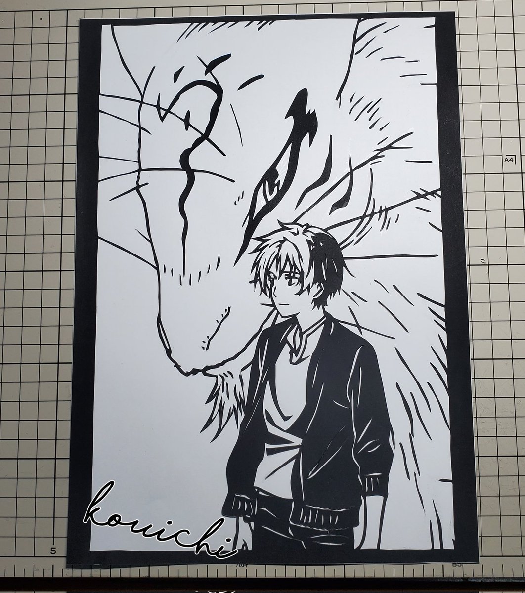 切り絵アニメキャラ