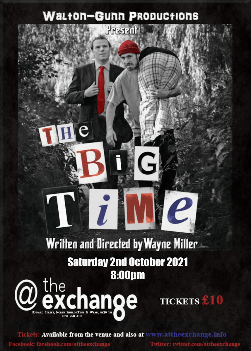 WBIProductions's tweet photo. #NorthEast lovers of #Theatre... We are not far off, from some BIG TIME laughs.

This #edfringe hit #comedy comes to @attheexchange this October, before heading to London.

I'm sure we could all do with a few chuckles. So, why not join us in #NorthShields. Tickets on sale now https://t.co/kqxVhpCsoR