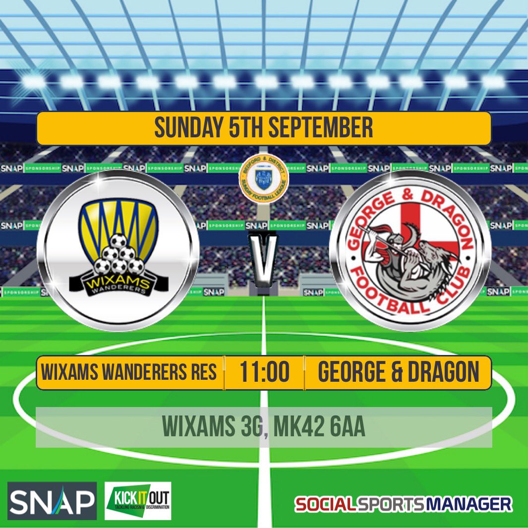 George & Dragon FC (@georgeanddrago9) on Twitter photo We are back! 1st game of the new season away to <a href="/WixamsW_Sunday/">Wixams Wanderers (Sunday)</a> hopefully get off to a strong start 🐲 #GeorgeandDragonFC We are back! 1st game of the new season away to <a href="/WixamsW_Sunday/">Wixams Wanderers (Sunday)</a> hopefully get off to a strong start 🐲 #GeorgeandDragonFC