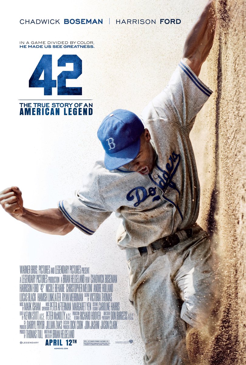 Just putting it out there, 42 is on Netflix. If you haven’t watched it yet, try giving it a go. Best movie of 2013 imo. First movie I watched of Chadwick Boseman as well. https://t.co/fqjVfOrd9u