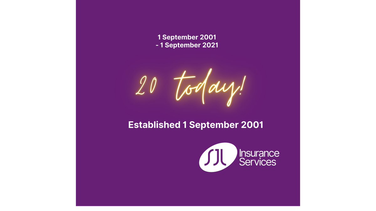 SJLinsurance.com turns 20 years old today! Find out how we started here:
sjlins.co.uk/latest-news/

#businessbirthday #workanniversary #insurancebroker #businessinsurance