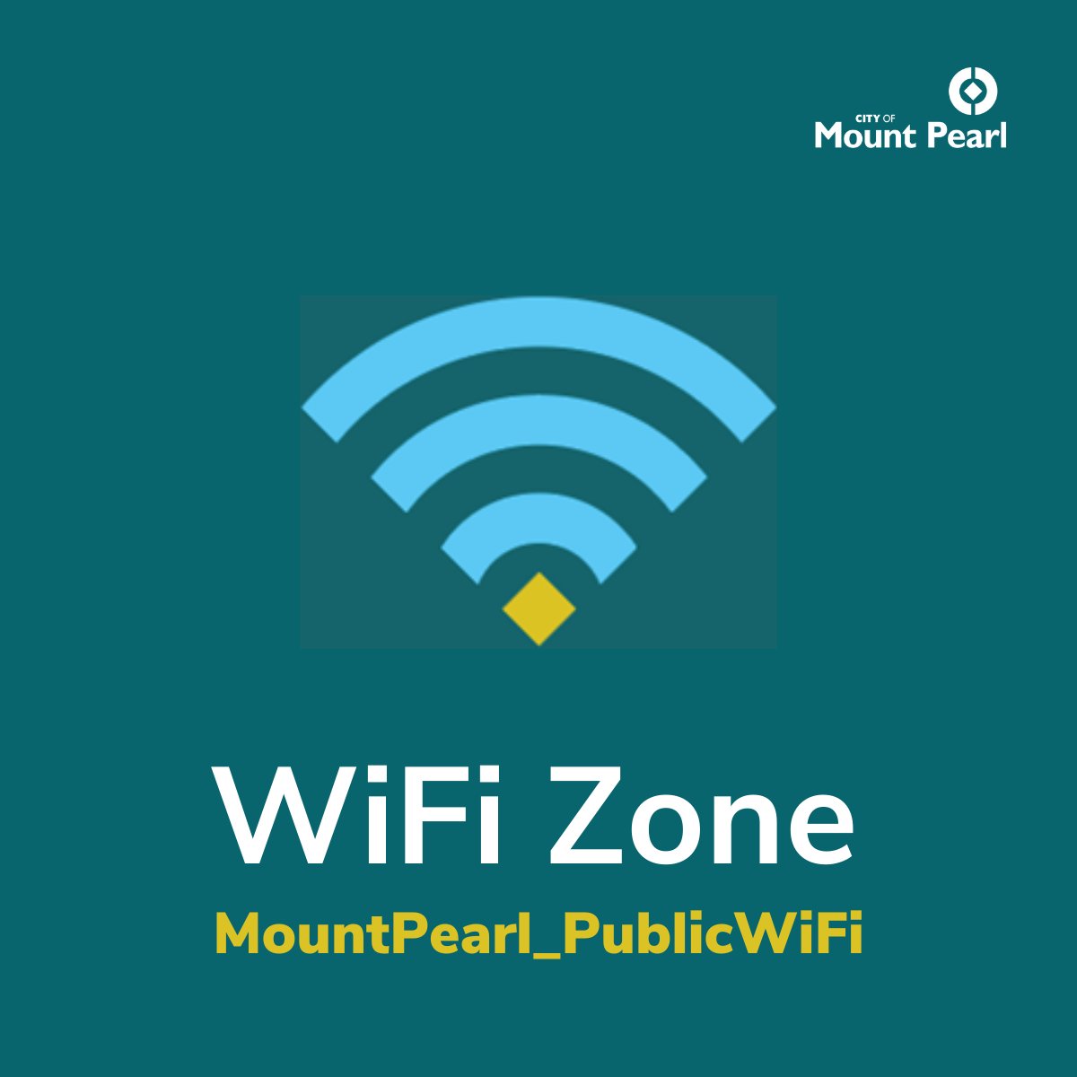 Mount_Pearl's tweet photo. Public WiFi is now available at St. Davidโs Park! ๐ฑ
We now have 5 FREE #PublicWiFi Zones in the city:
๐ City Hall
๐ Centennial Square
๐ Summit Centre/Reid Centre
๐ Glacier Arena
๐ St. Davidโs Park
To connect, select 'MountPearl_PublicWiFi' on your device, #HappyBrowsing! https://t.co/qxoHYOCRzr