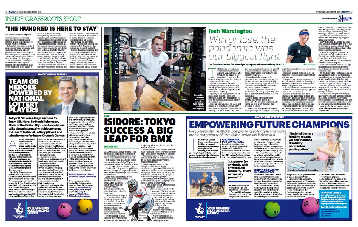 #BMX was one of the breakthrough sports of the <a href="/Tokyo2020/">#Tokyo2020</a> <a href="/Olympics/">The Olympic Games</a> and <a href="/Quillan96/">Quillan Isidore</a> tells <a href="/metrosportHQ/">metrosportHQ</a> how he shed a tear watching his team-mates do their country proud in #Tokyo.

#Grassroots 
edition.metro.news/content/202109…