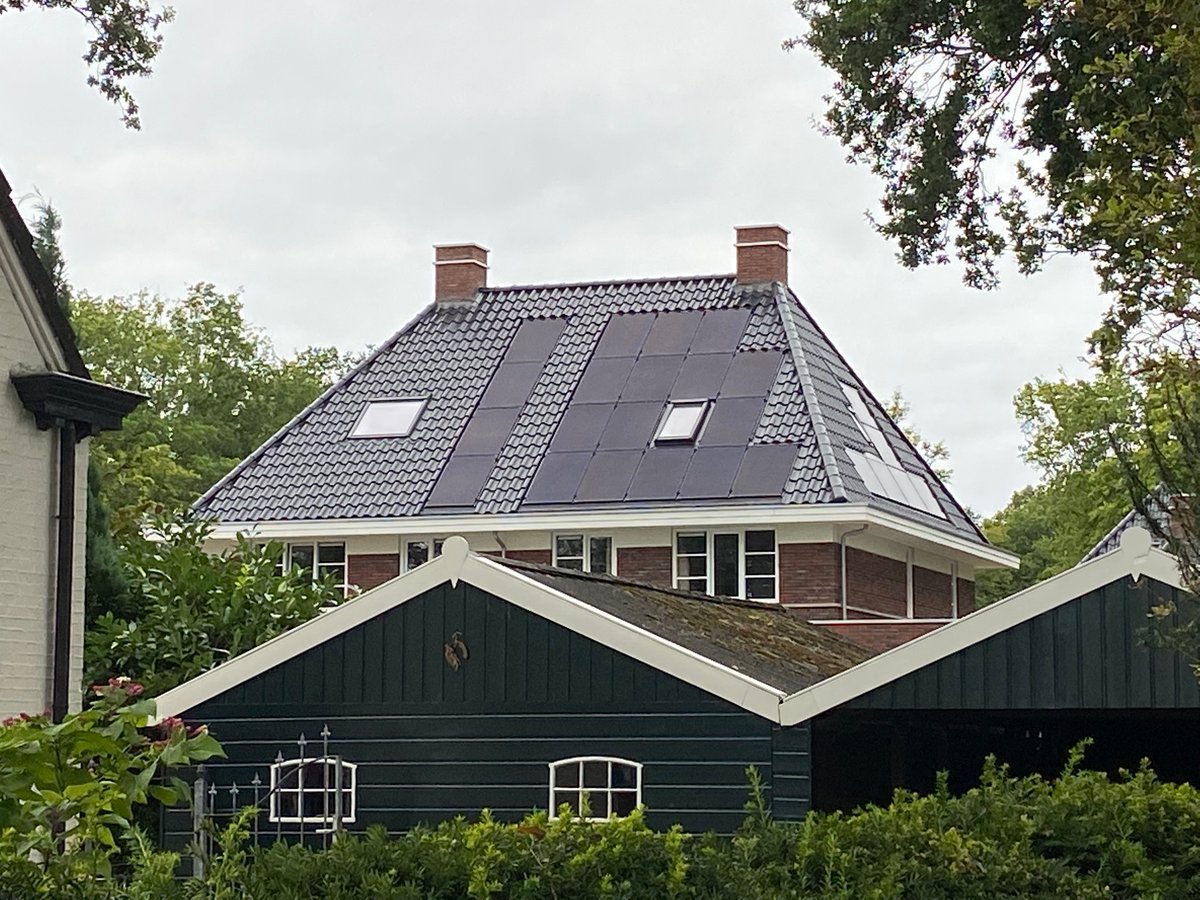 Echt geïntegreerde vanalleswat bij dit dak in Haren