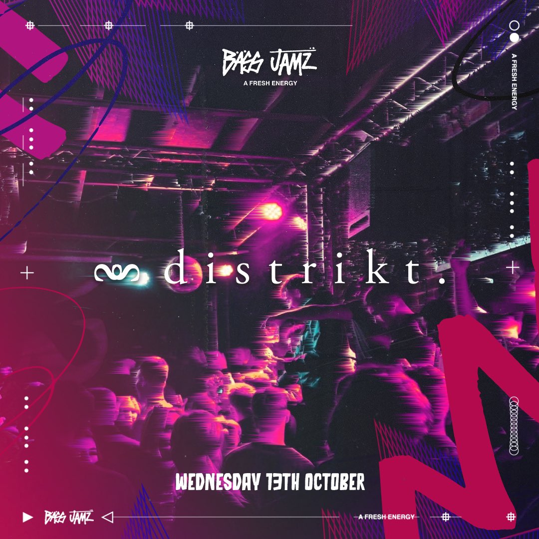 bass_jamz's tweet image. We are excited to announce that we will be hosting Bass Jamz Leeds at one of our favourite intimate venues @distrikt_leeds 

Our resident DJ’s will be playing all night long on Wednesday 13th October from 6pm to 2am.

Leeds crew who’s joining us? 🔋