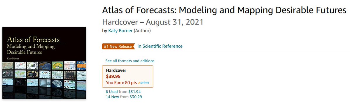 Atlas of Forecasts was released yesterday, mitpress.mit.edu/books/atlas-fo…. Hope many get to embrace and use the combined power of models and maps! <a href="/cnscenter/">CNS Center</a> <a href="/IULuddy/">IU Luddy</a> <a href="/IUNetSci/">IUNI</a> <a href="/DataVizSociety/">Data Visualization Society</a> <a href="/cxdig/">Complexity Digest</a> <a href="/ieeevis/">IEEE VIS</a> <a href="/QSS_ISSI/">Quantitative Science Studies</a> <a href="/_hubmap/">Human BioMolecular Atlas Program (HuBMAP)</a> #bibliometrics #scientometrics #ISSI2021 #visualization
