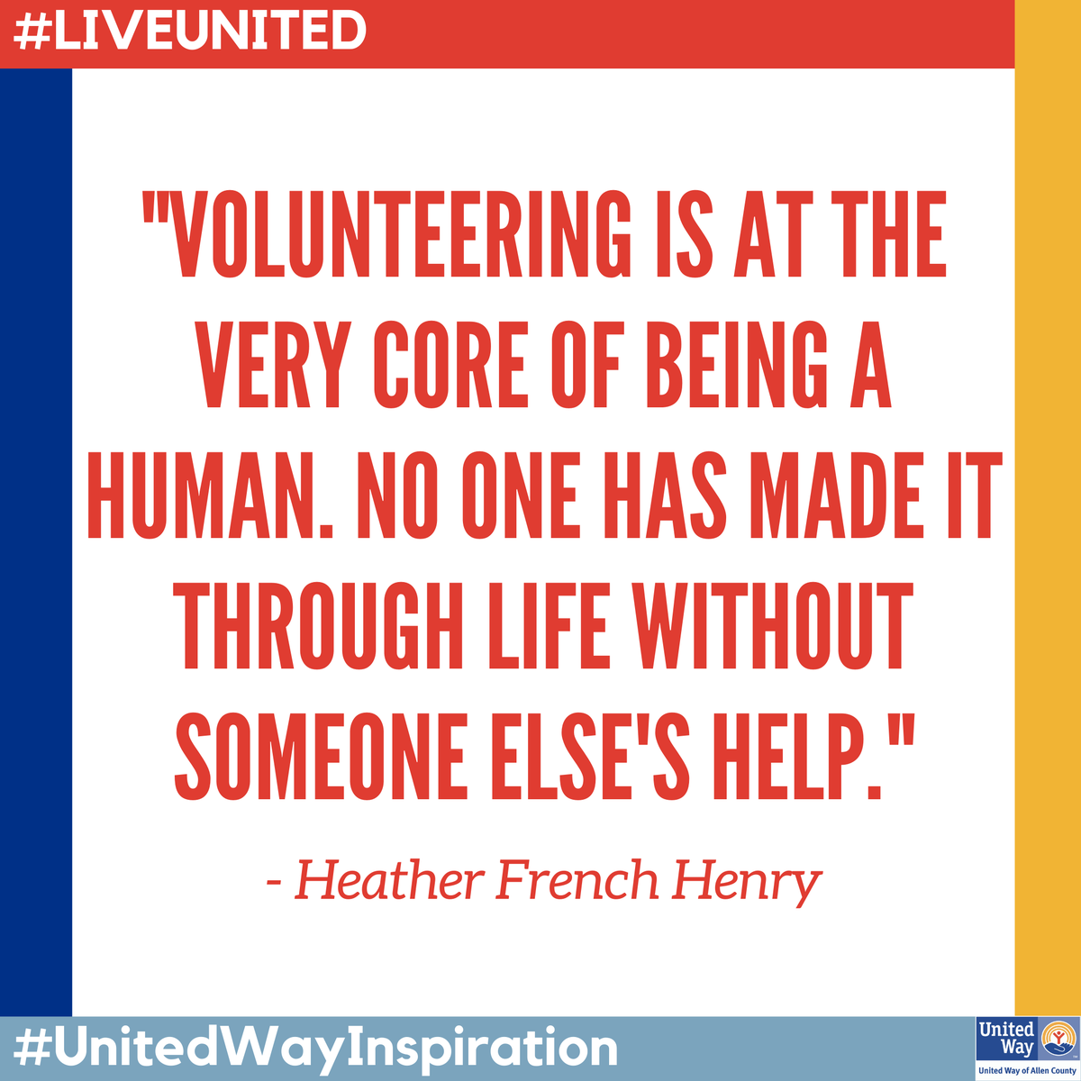 UWACIN's tweet photo. #LiveUnited #UnitedWayInspiration #UWACIN https://t.co/PTLl0VLjOQ
