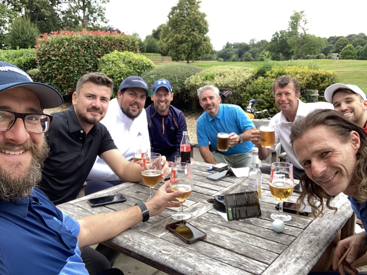 Great times at the @wwfcofficial vs @WW_SET Golf Match today. Thanks to @HarleyfordGolf and our hosts Cliff & Matt.