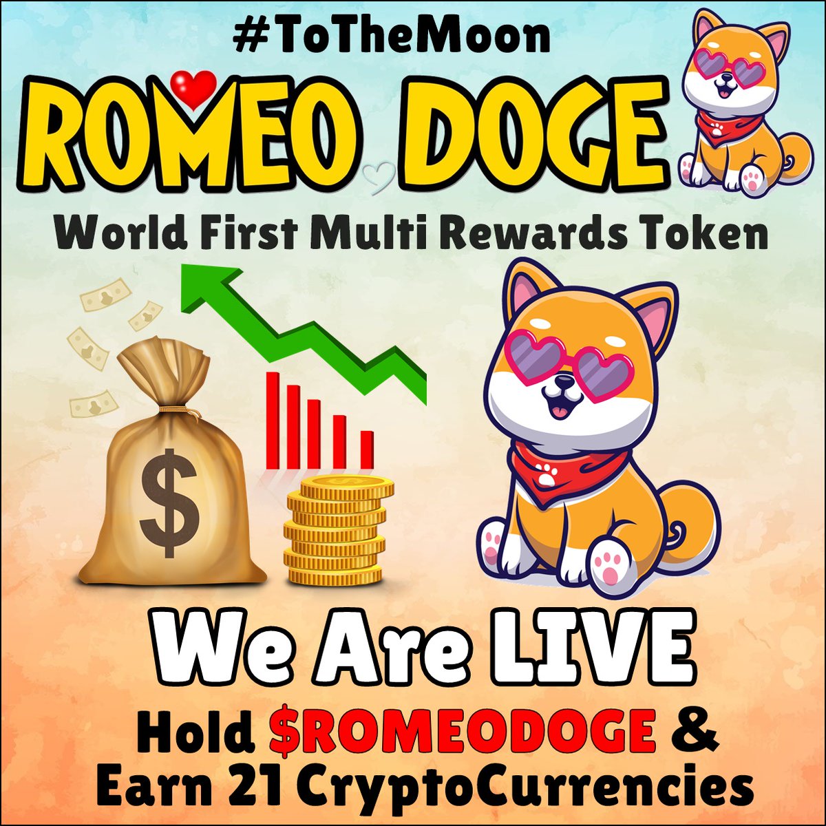 We Are Now LIVE. 🔥🔥

Contract Address: 0x3Ce9f4E83eC642e6aE25169061120d4d157256ef

Buy Now on Pancakeswap - pancakeswap.finance/swap?outputCur…

Let's GO 🚀 🚀