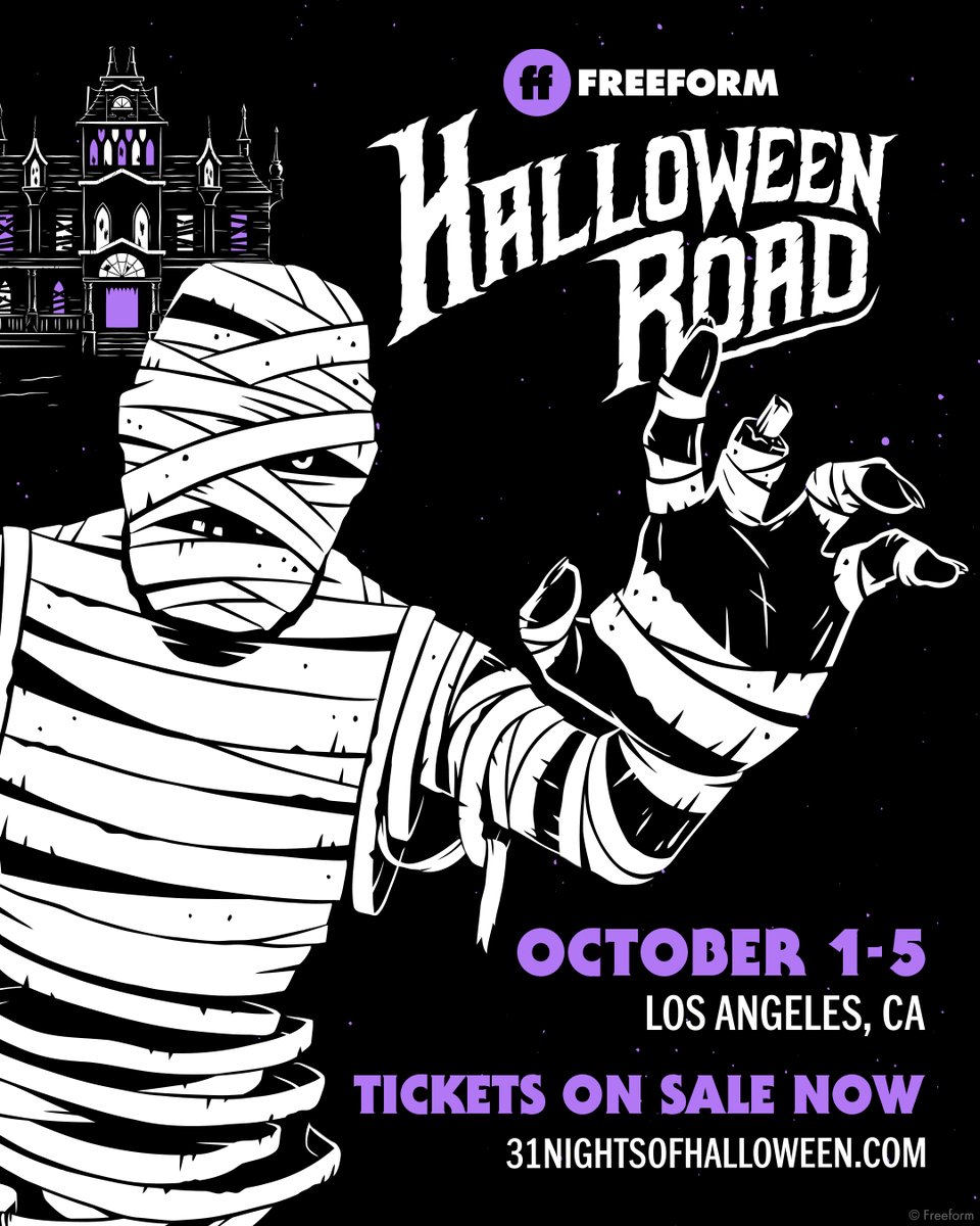 31Nights's tweet image. Get your tickets NOW for #FreeformHalloweenRoad, a spooky, socially distant outdoor event. Purchase tickets here: 31NightsOfHalloween.com.