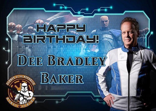 🎂 Happy birthday to the voice of the clones, <a href="/deebradleybaker/">Dee Bradley Baker</a>! 🎂

#starwars #clonetrooper #clones #cor #clonesoftherepublic #rebellegion #captainrex #deebradleybaker <a href="/rebellegion/">The Rebel Legion</a>