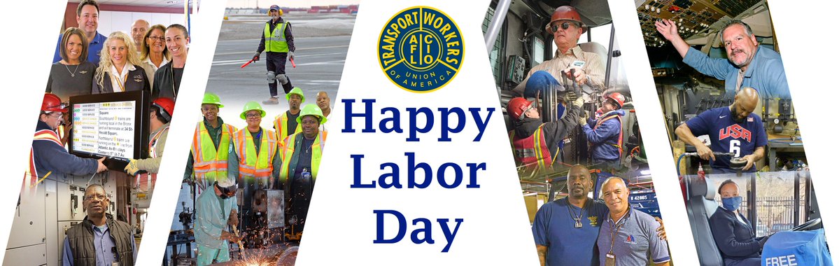transportworker's tweet photo. The TWU International &amp; staff wish you all a safe and happy Labor Day Weekend! 
#LaborDayWeekend #HappyLaborDay #LaborDay2021 
#LaborDay #AmericasFightingDemocraticUnion https://t.co/VSyDcV0ec2
