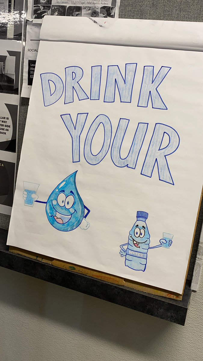 Stay hydrated everybody! 👍🏽 #water