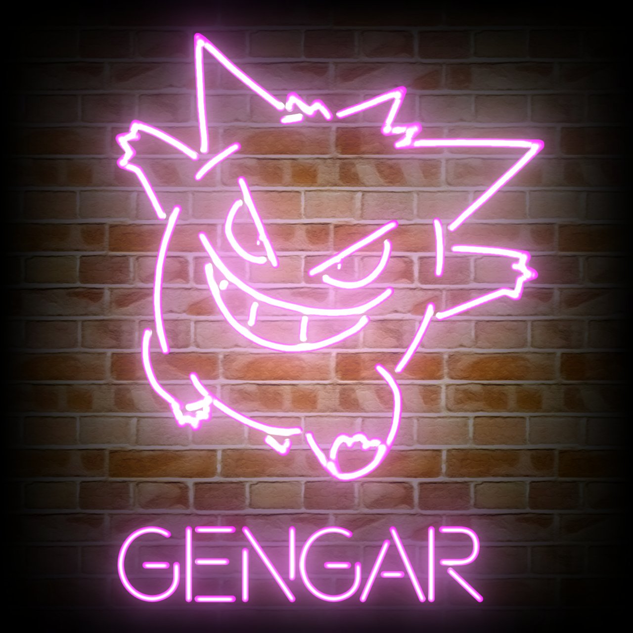 ポケモン ゲンガー ネオンサイン ネオンライト ゲンガー ウォール