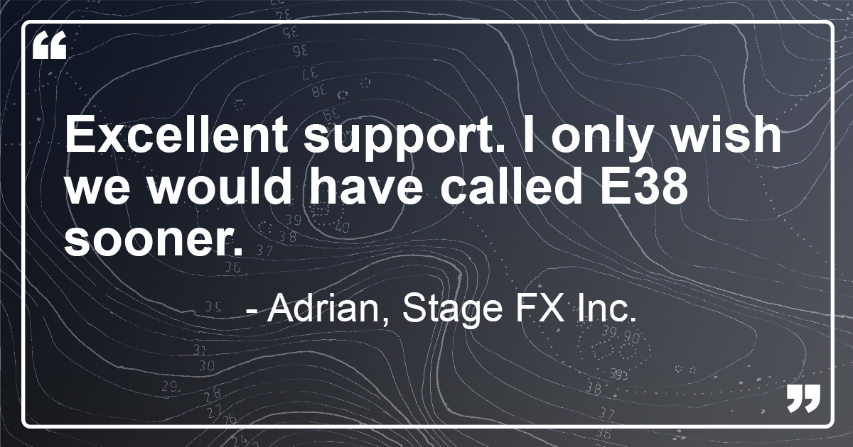 Thank you to Adrian at Stage FX for your wonderful review! We appreciate you taking the time to share and we're happy you had a great customer service experience!