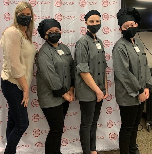 Three Perry culinary students competed in the Arizona C-CAP (Careers through Culinary Arts Programs) competition! Two received  $2,000 scholarships and one placed in the top 10 juniors out of 35.
Amazing job and another example of excellence in CUSD! #yesforchandlerstudents
