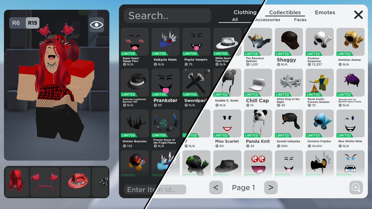 Muneeb on X: Catalog Avatar Creator #Roblox update is now out!    / X