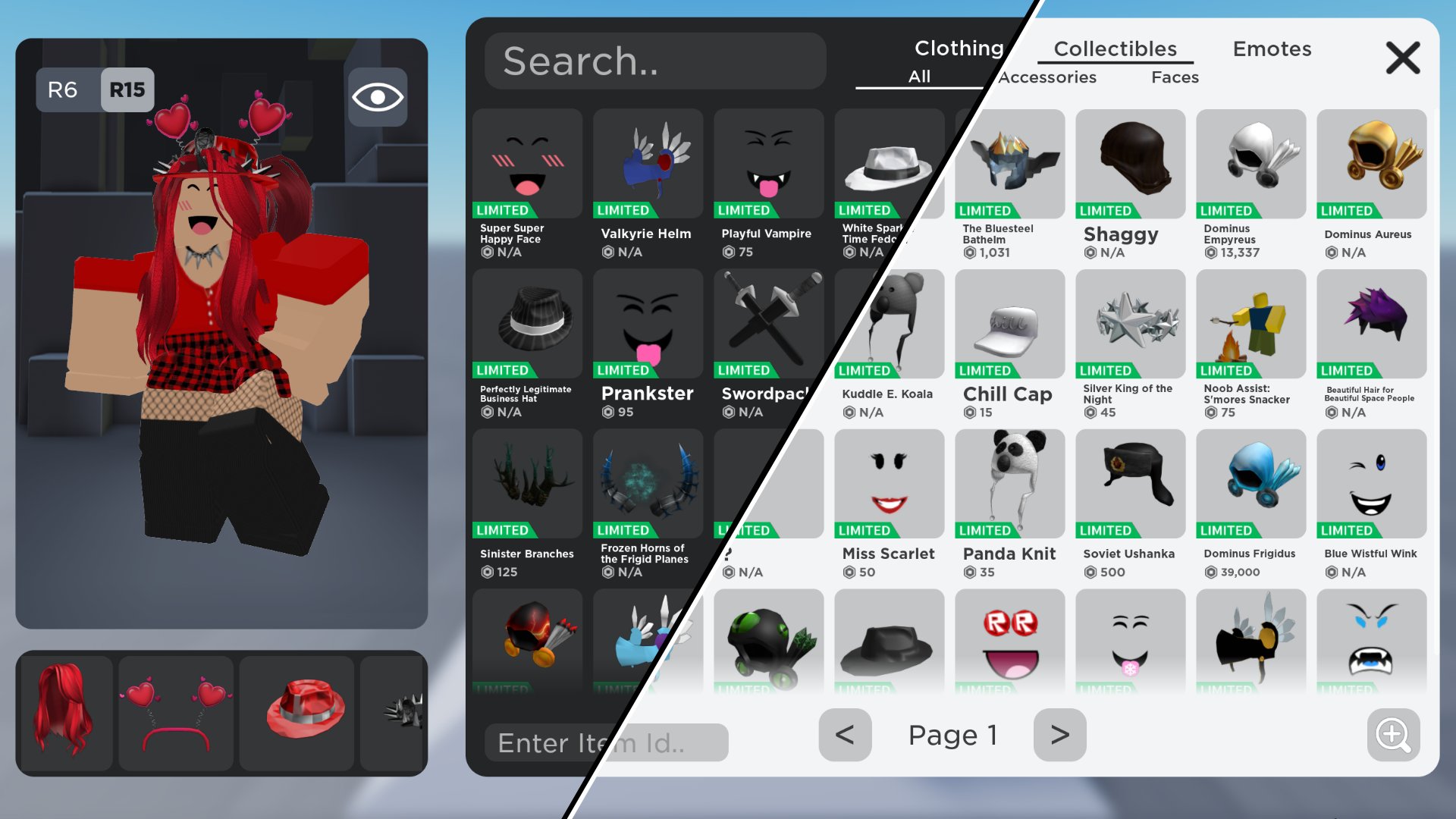 Muneeb on X: The Christmas Update for Catalog Avatar Creator is