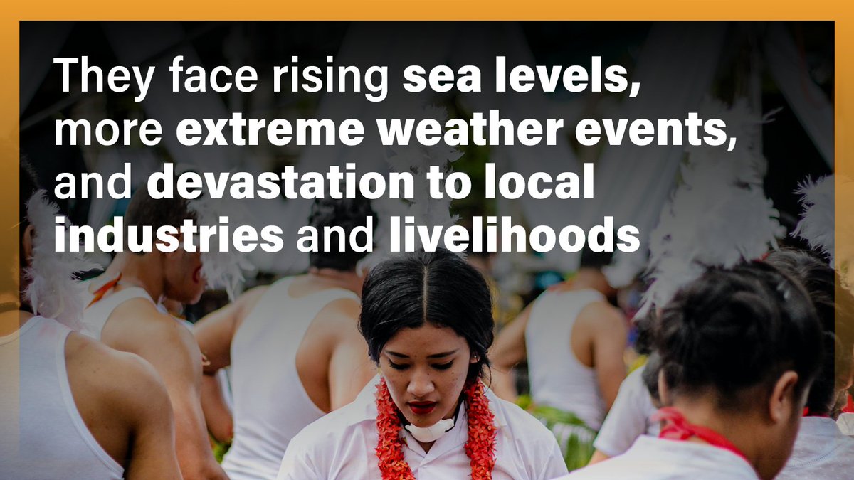 commonwealthorg's tweet photo. Join us to show solidarity with Small Island States.

These islands contribute under 1% of global emissions. Yet they bear the brunt of the #climatecrisis.
https://t.co/56gwGJYhL6 https://t.co/LHK1hvVrZe