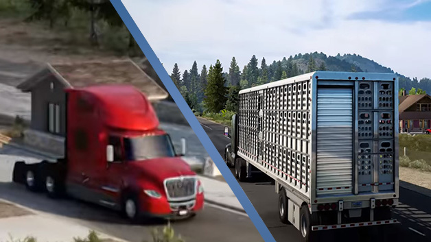 grandtrucksims's tweet photo. В одном из обновлений #AmericanTruckSimulator, нас ждет новый грузовик #International Lt 625 и прицепы-скотовозы, что были показаны в релизном ролике DLC #Wyoming.

https://t.co/oaycVnrhTE

#InternationalTrucks #lt625 #truck #trailer #Livestock #livestocktrailer #cattletrailer https://t.co/HQi64jvv1R