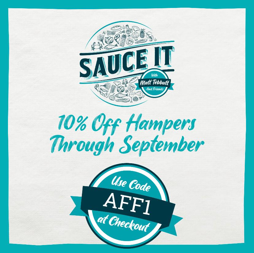 SauceItHampers's tweet photo. We’re working with Abergavenny food festival on the 18/19th Sept.
We have created a fabulous offer  of 10% off using the festival code AFF1, valid until Sept 30th.
We're launching some fabulous festival inspired hampers to go along with our current line up!  
Shop Like a Chef! https://t.co/AGeibu4bHD