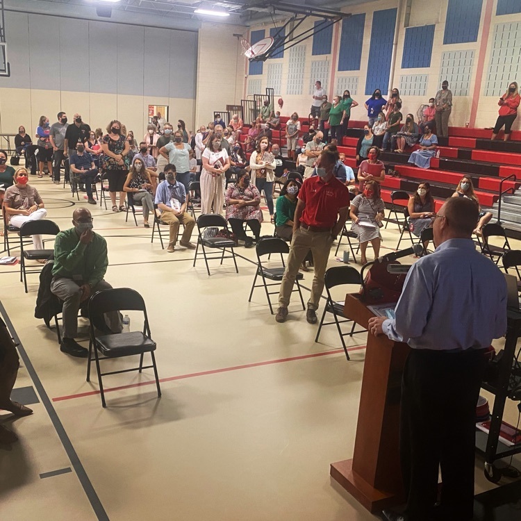 CharlesStSchool's tweet photo. WELCOME BACK TEACHERS &amp; STAFF! We are #PalmyraProud of our school family! They are back in their seats for professional development &amp; getting ready for next week’s big return!  #beamarigold  #47yearsproud #livehereworkhere #mrandmrsmac https://t.co/CRD347jefP