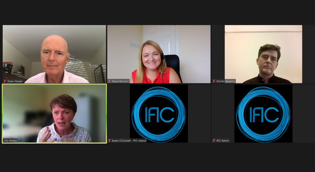 Fantastic to hear the benefits of Virtual Care by @bellew_julie @IFICInfo with @drdsharp07 and @dimitrivarsamis #IFICIreland #virtualcare #DigitalTransformation